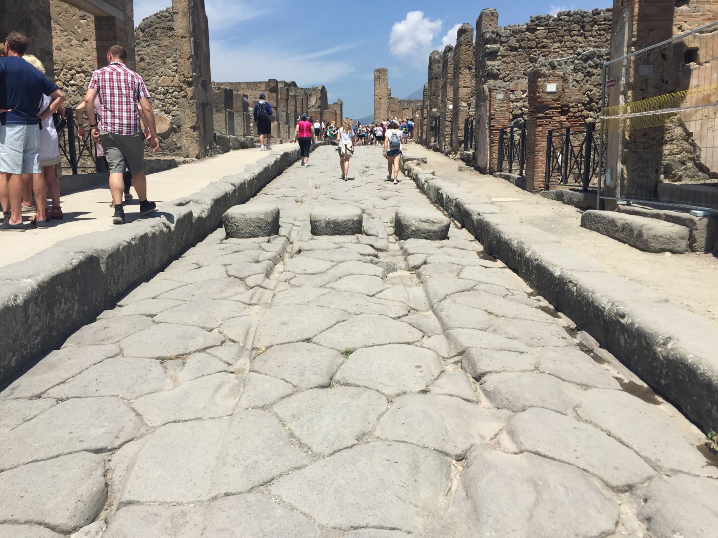 Speed bumps in ancient Pompeii