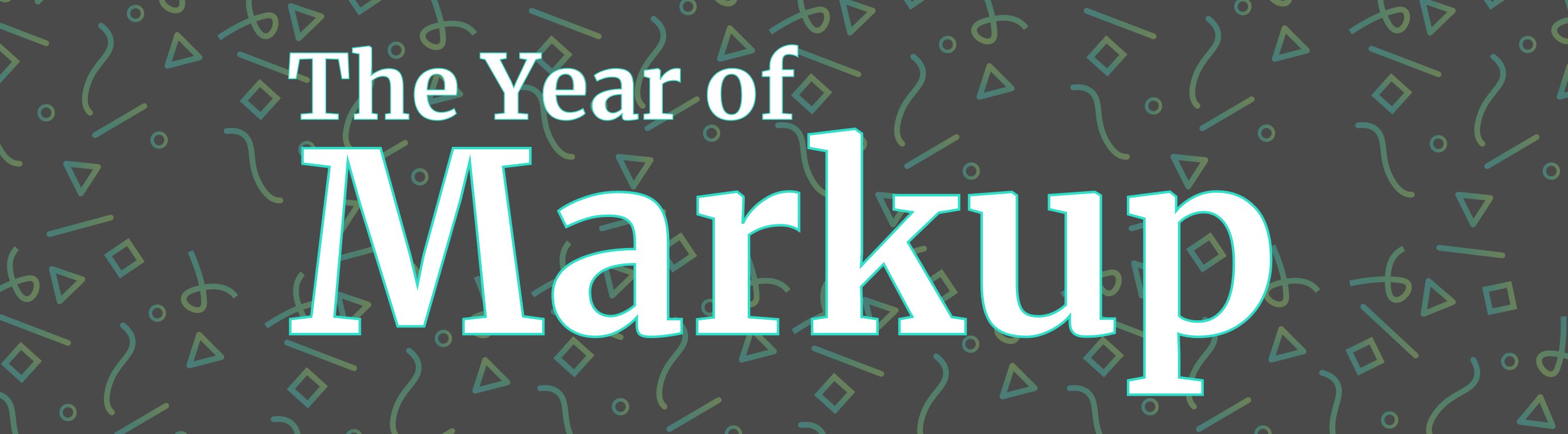 Year of Markup Graphic